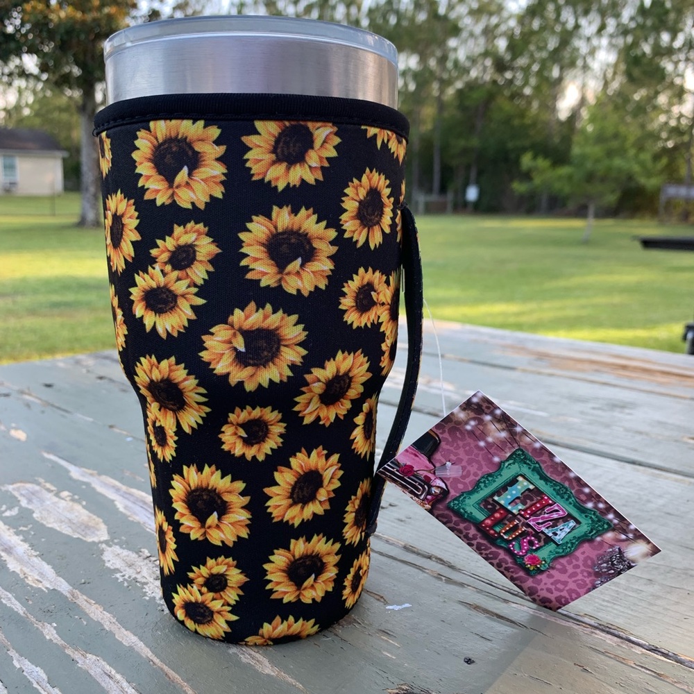 30 ounce cup cover with handle